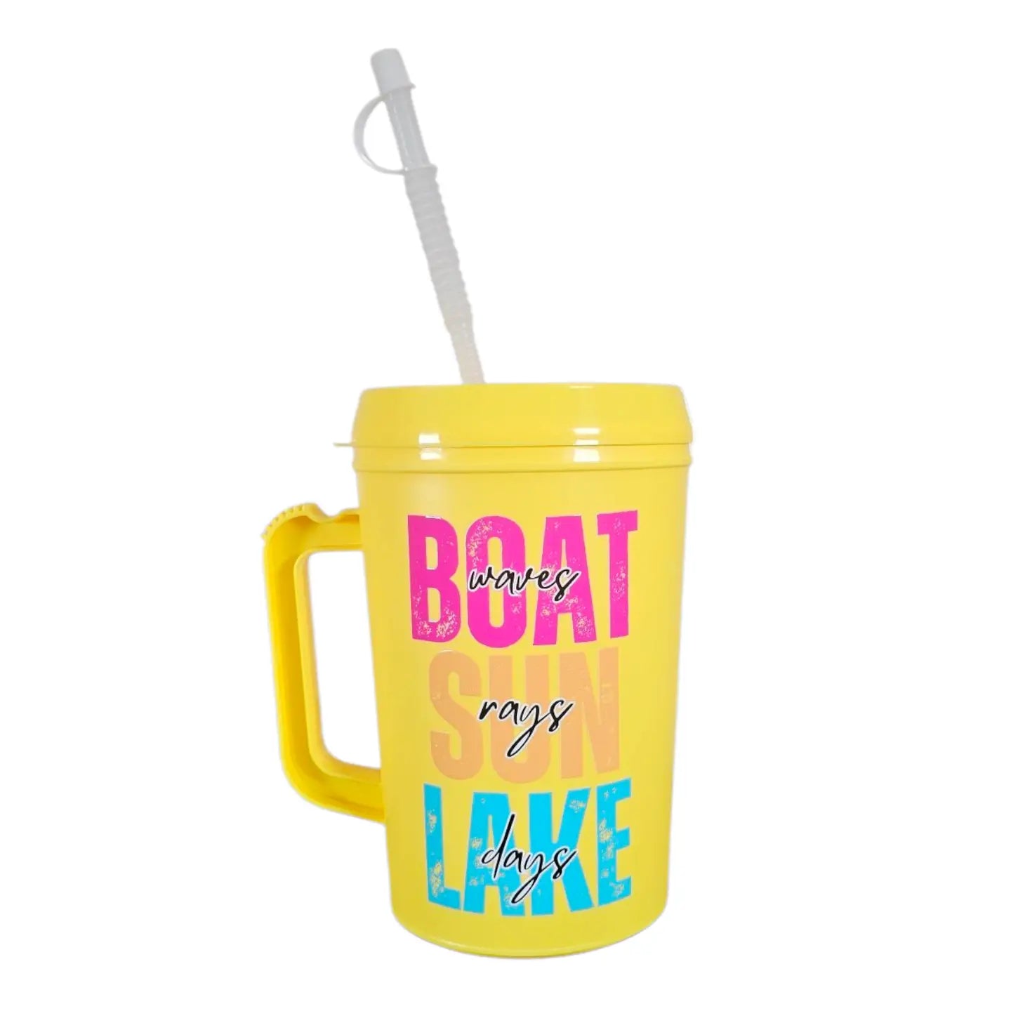 Trucker Mug - Boat Waves