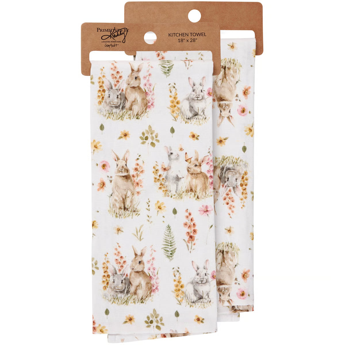 Kitchen Towel - Flower Bunnies