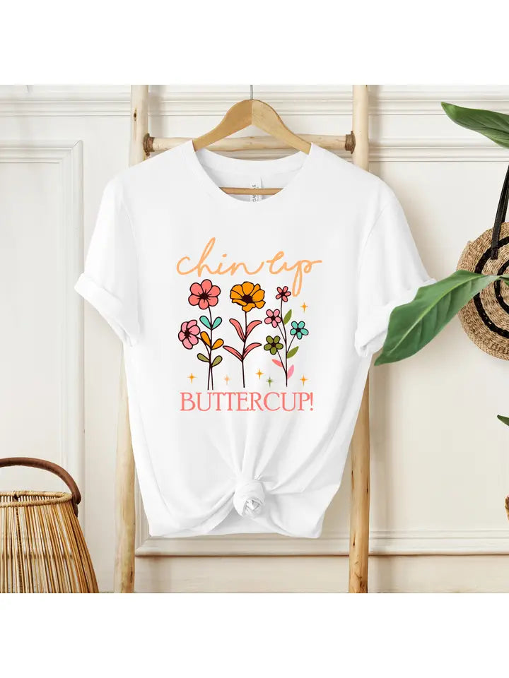 Chin Up Buttercup Tee