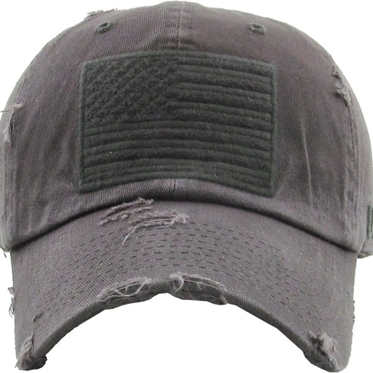 American Flag Vintage Hat