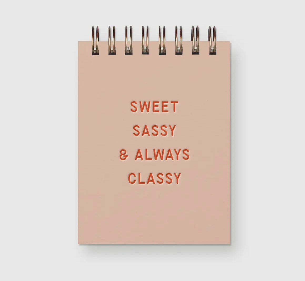 Sweet Sassy Mini Jotter Notebook