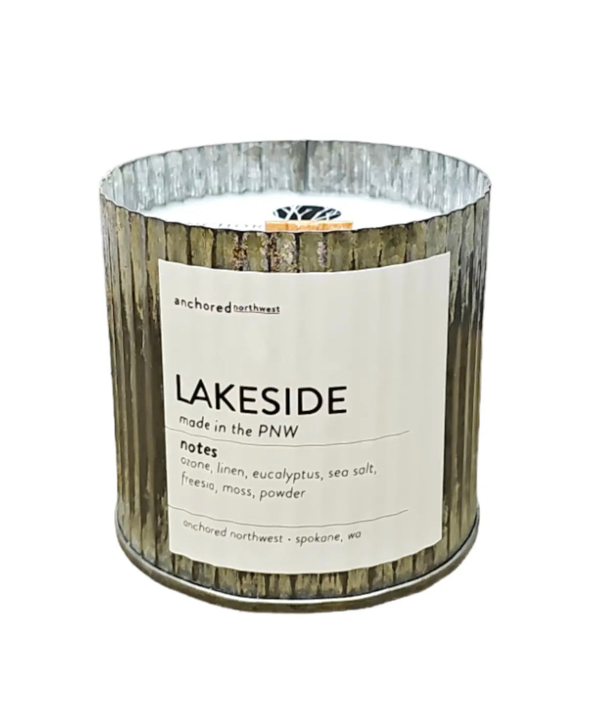 Lakeside Wood Wick Candle