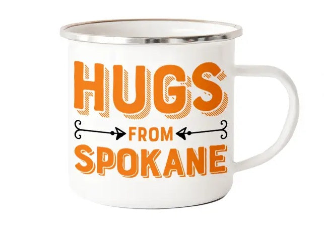 Hugs from Spokane Camp Mug