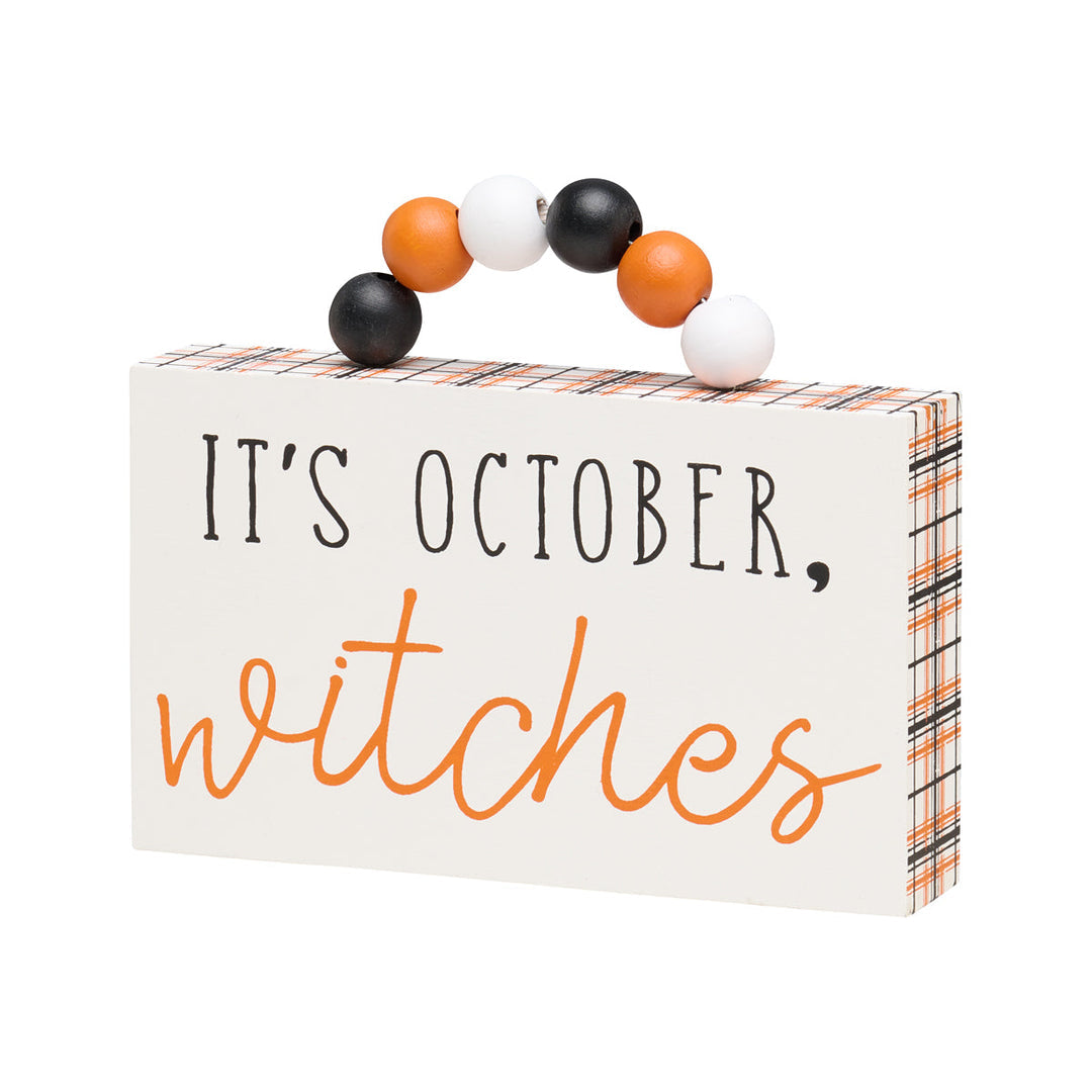 Box Sign - It’s October Witches
