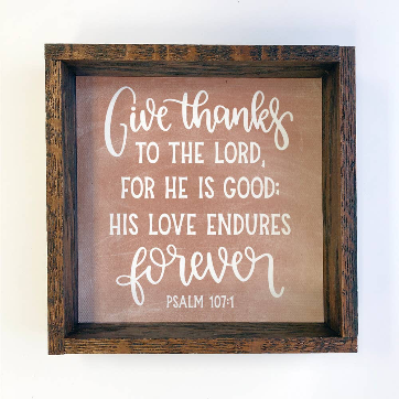 Give Thanks Sign