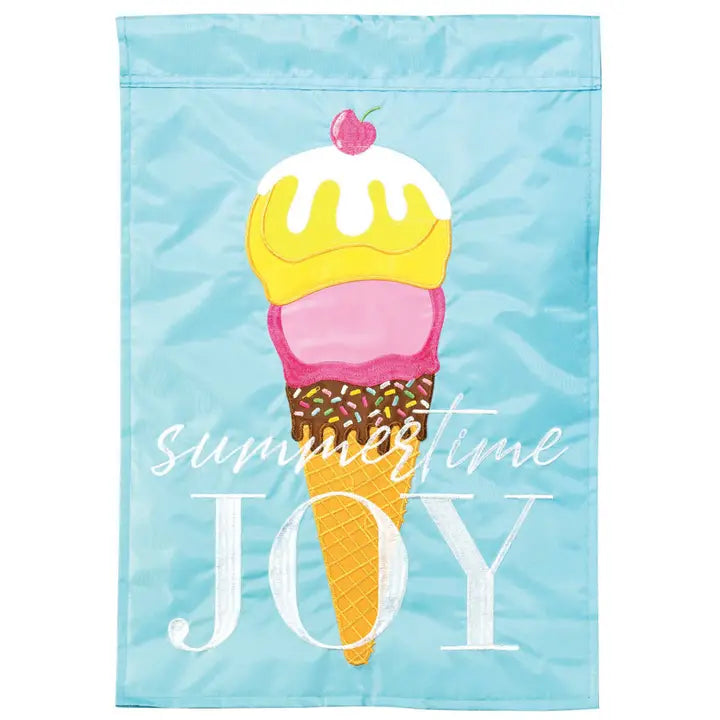Garden Flag - Ice Cream Summertime