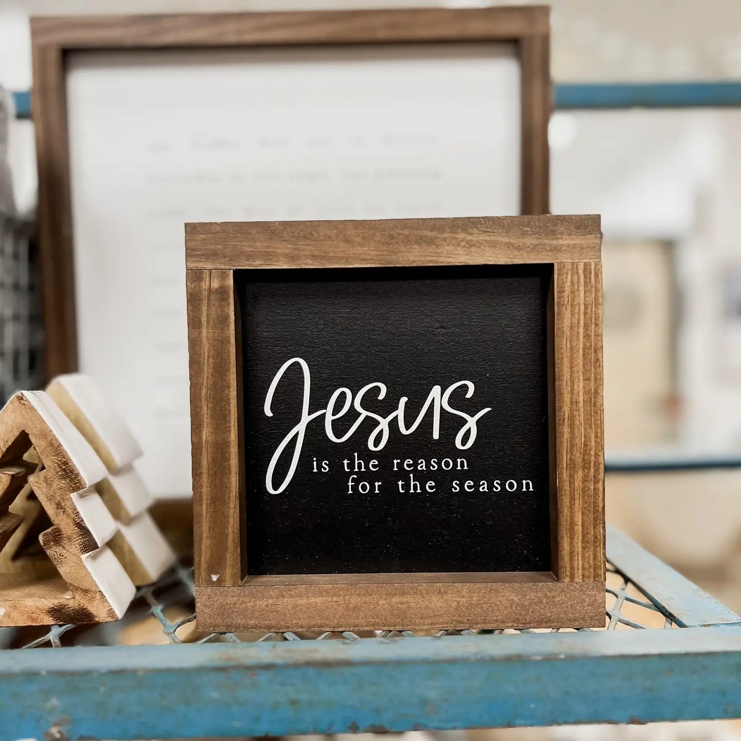 Wood Sign - Jesus is the Reason for the Season