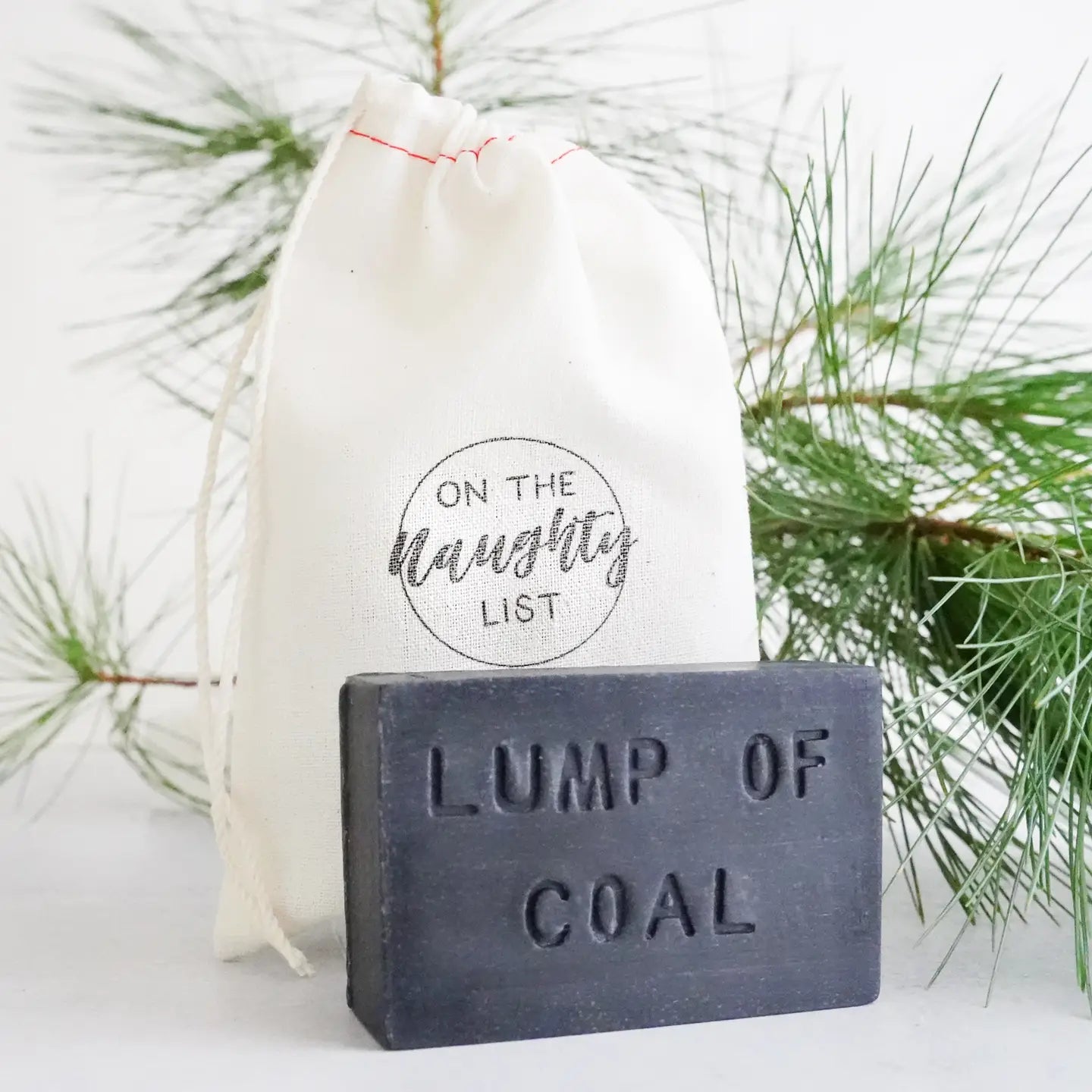 On the Naughty List Lump of Coal Soap