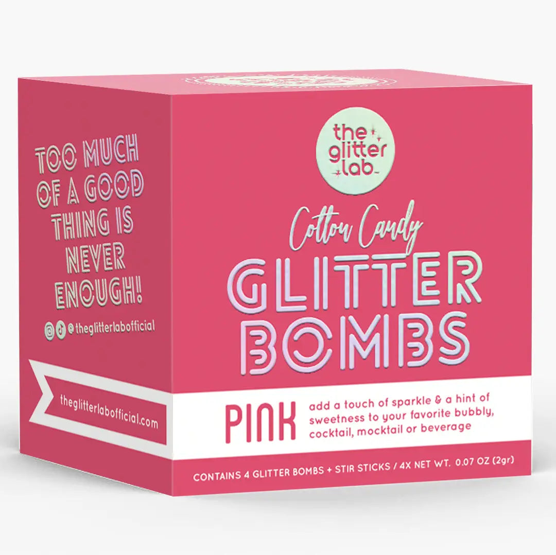 Cotton Candy Glitter Bombs