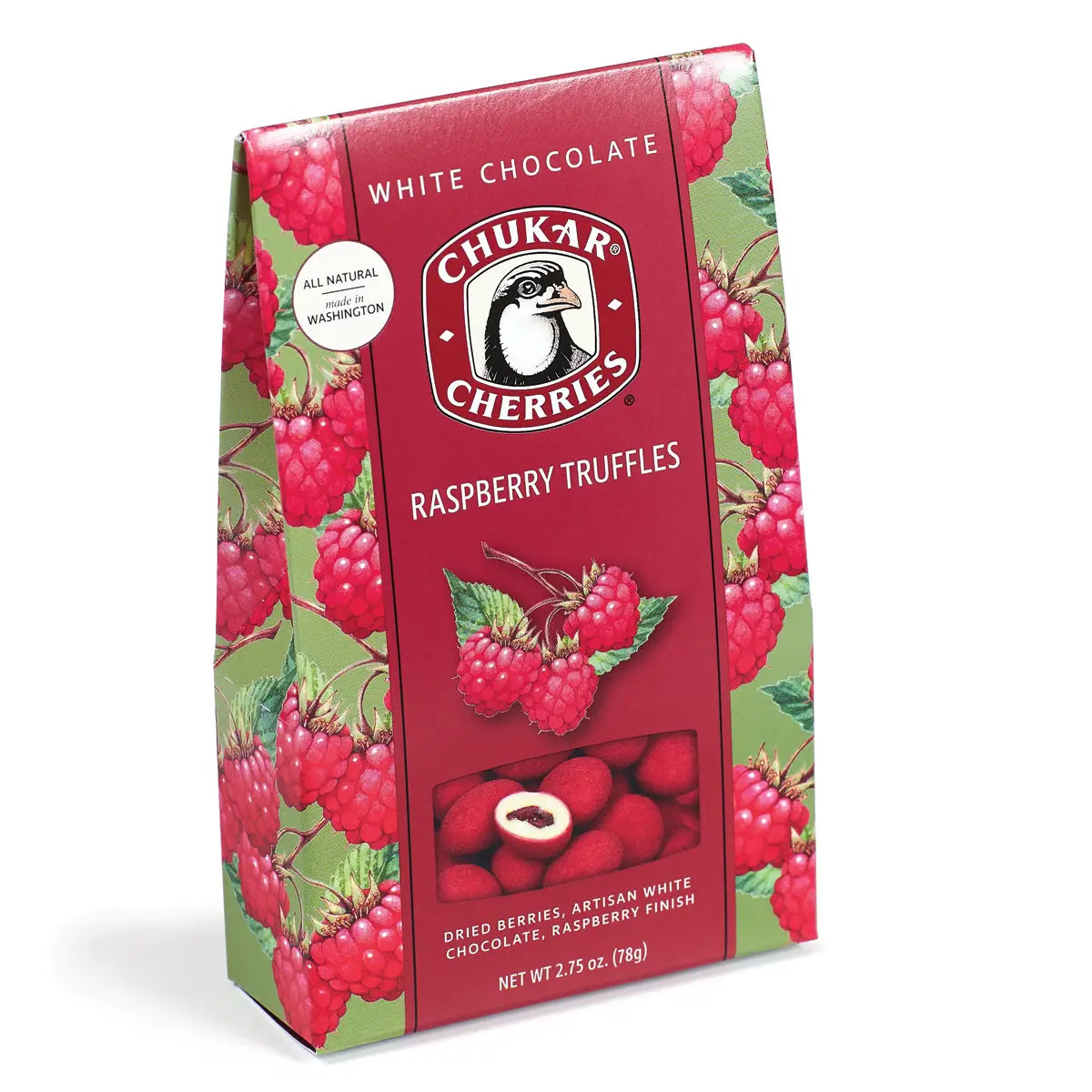 White Chocolate Raspberry Truffles