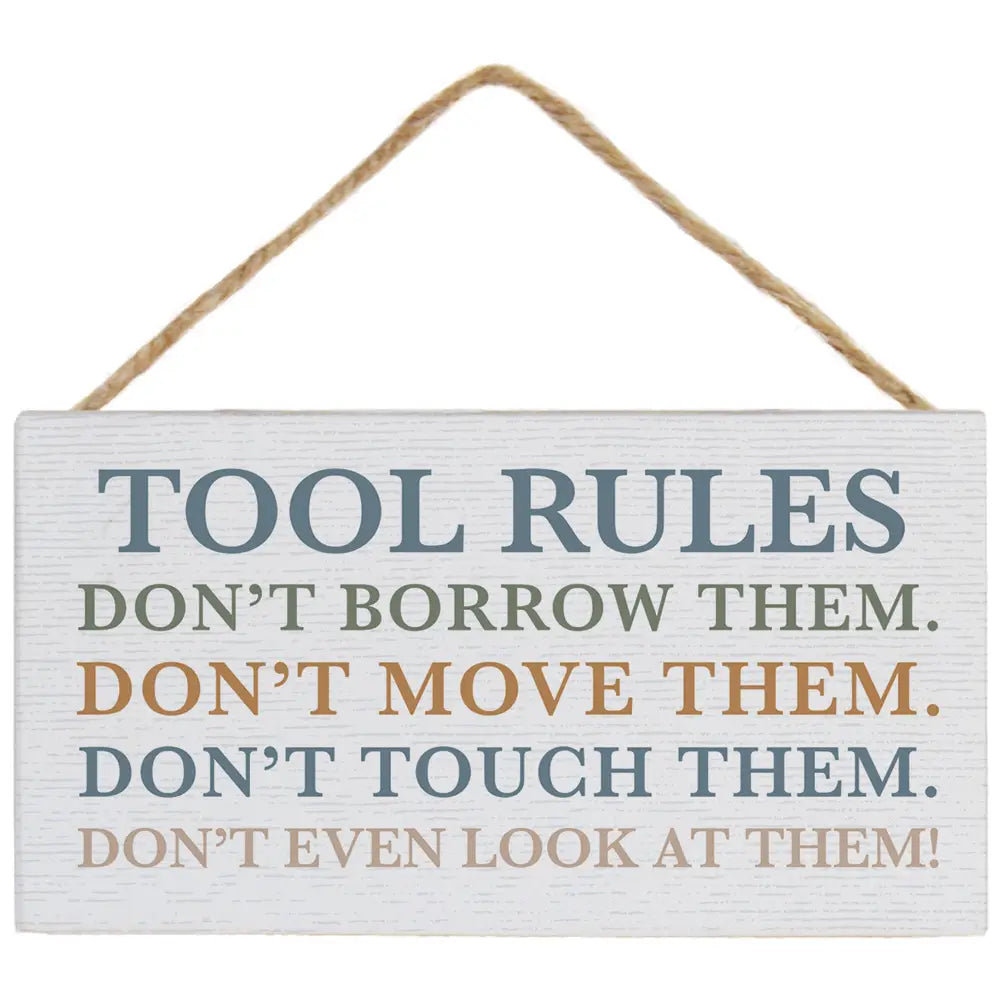 Mini Hanging Sign - Tool Rules