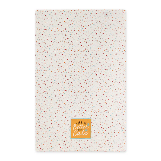 Life is Better with Cats Dishtowel