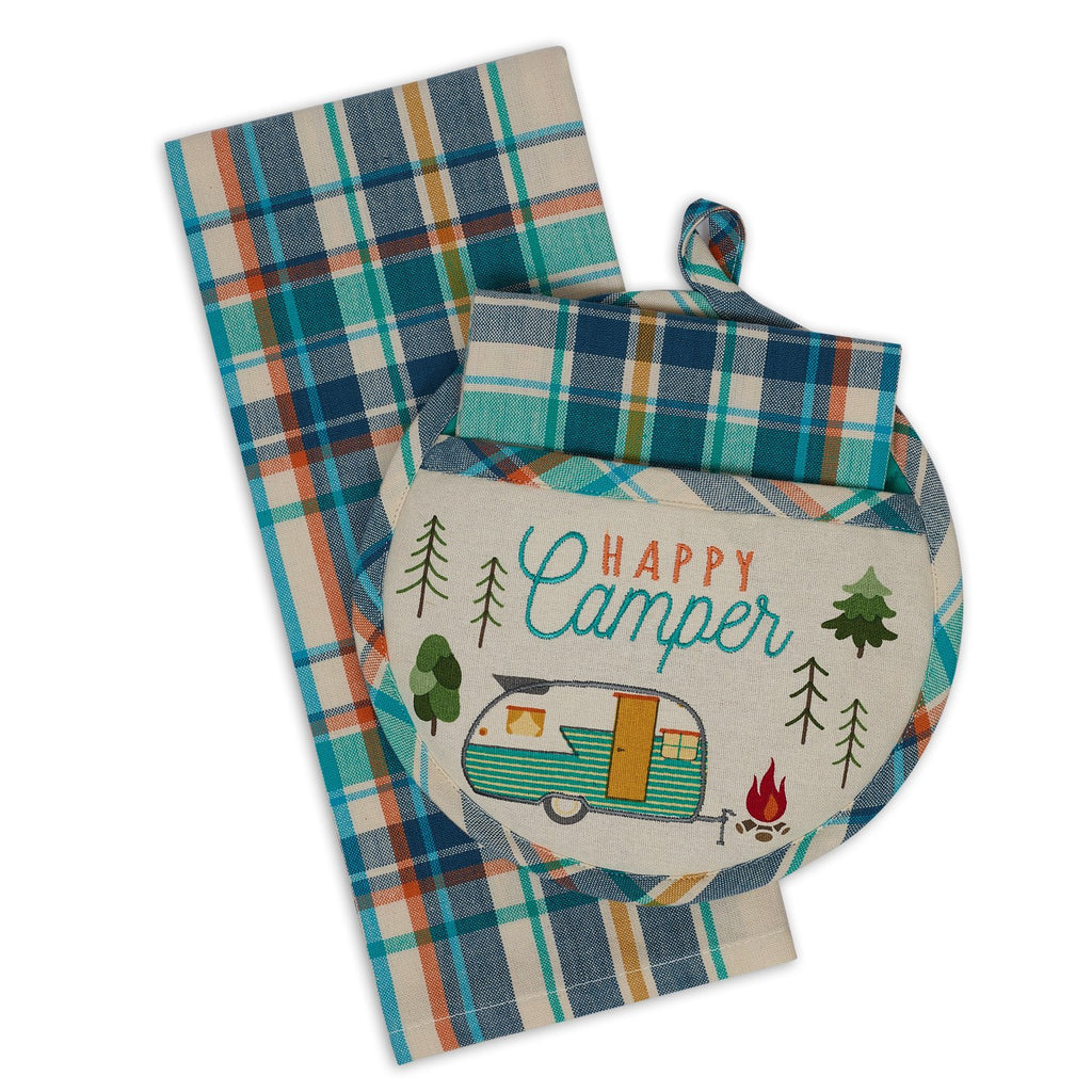 Happy Camper Potholder Gift Set