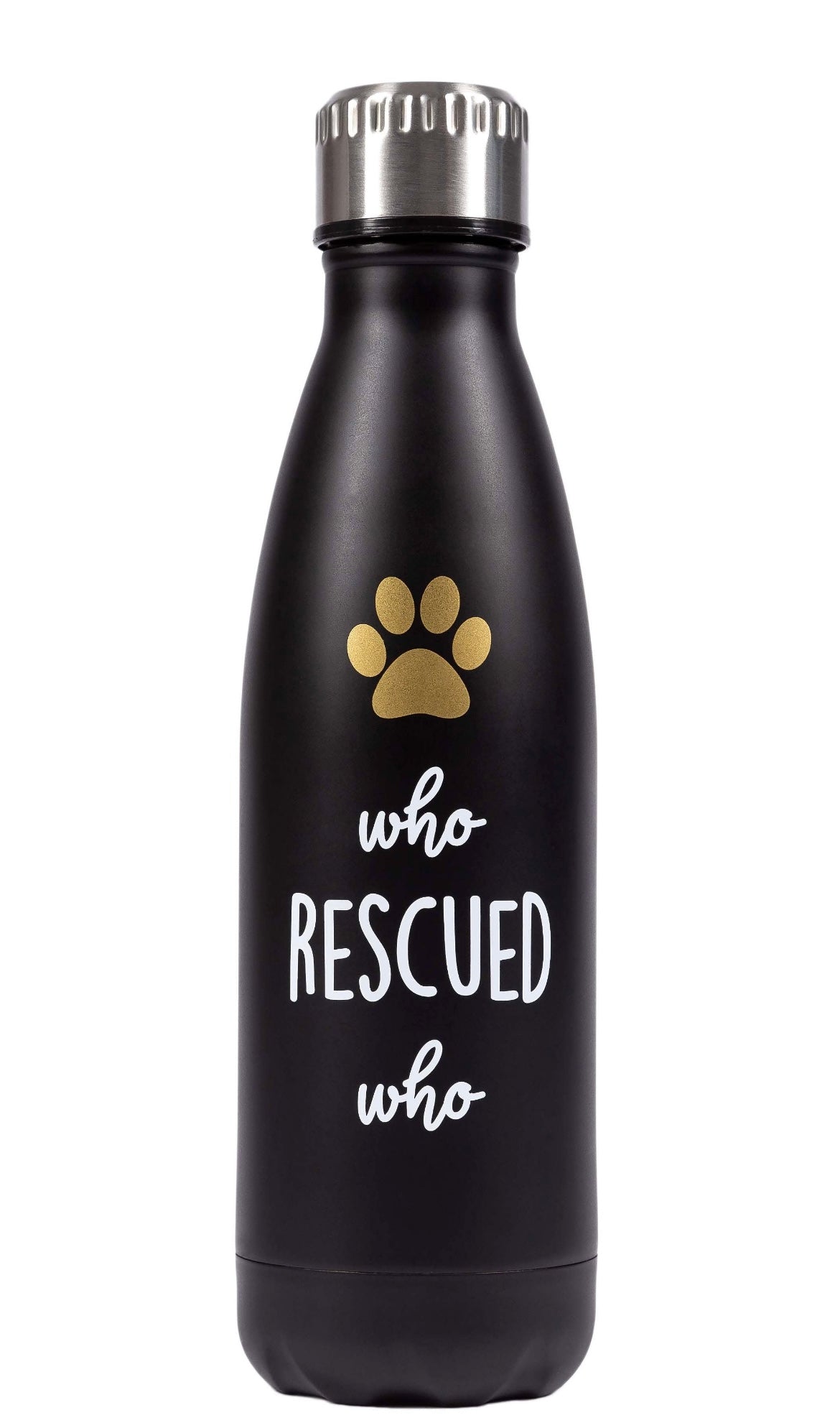 Who Rescued Who Water Bottle