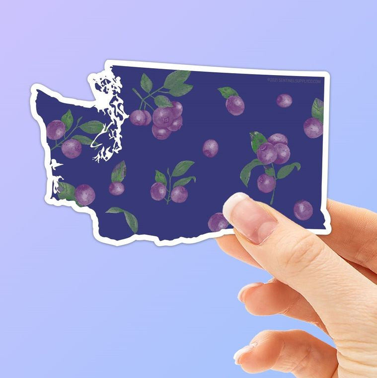 Washington Huckleberry Sticker Decal