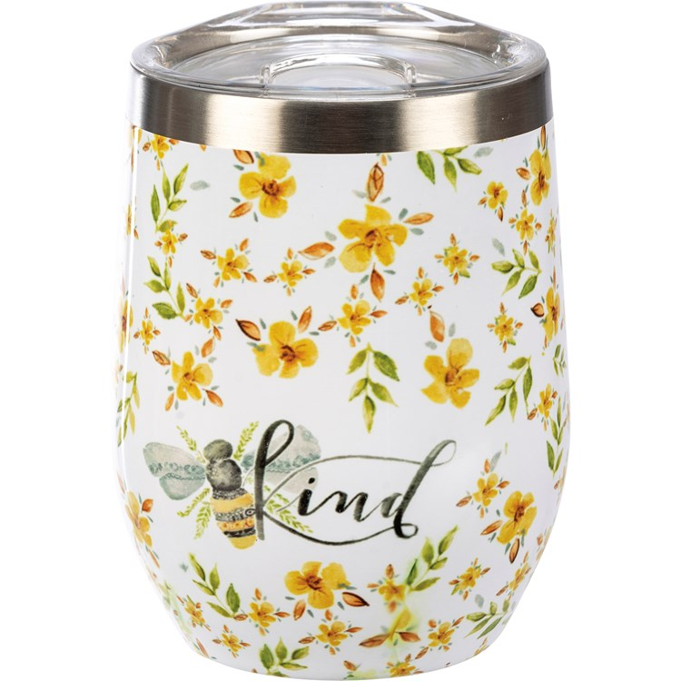 Bee Kind Wine Tumbler