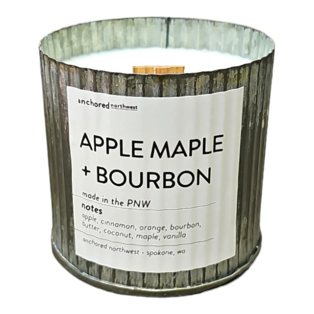 Wood Wick Candle - Apple Maple + Bourbon
