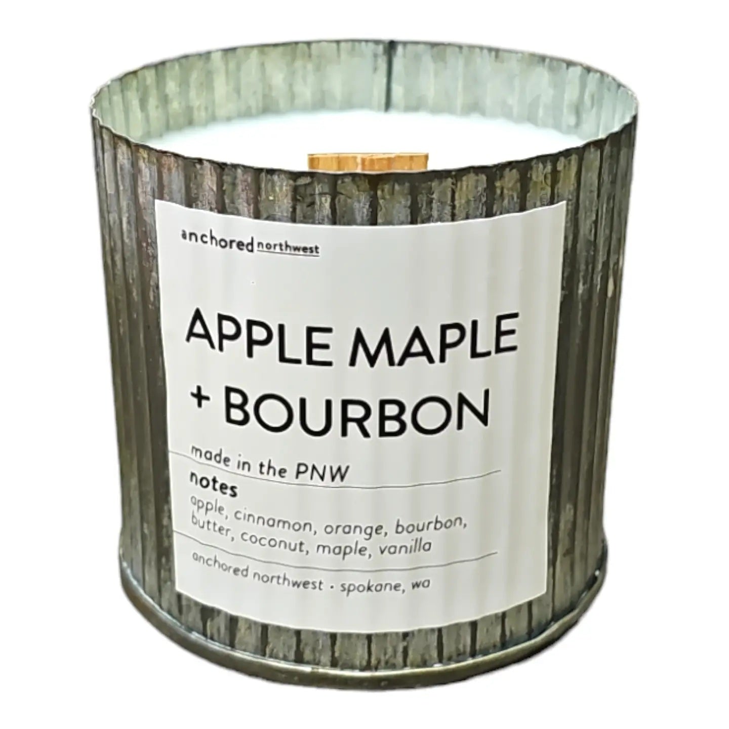 Wood Wick Candle - Apple Maple + Bourbon
