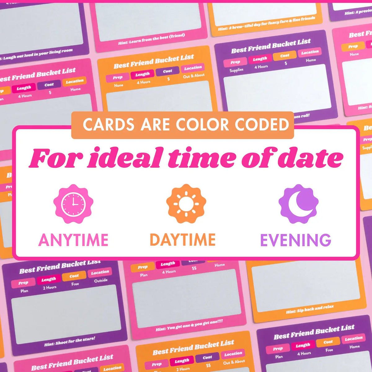 Best Friend Bucket List Set