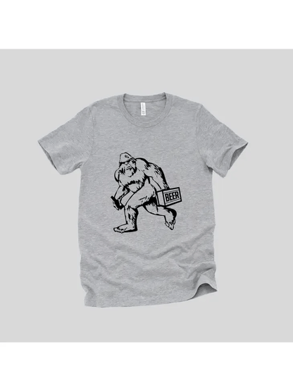 Bigfoot with Beer Shirt
