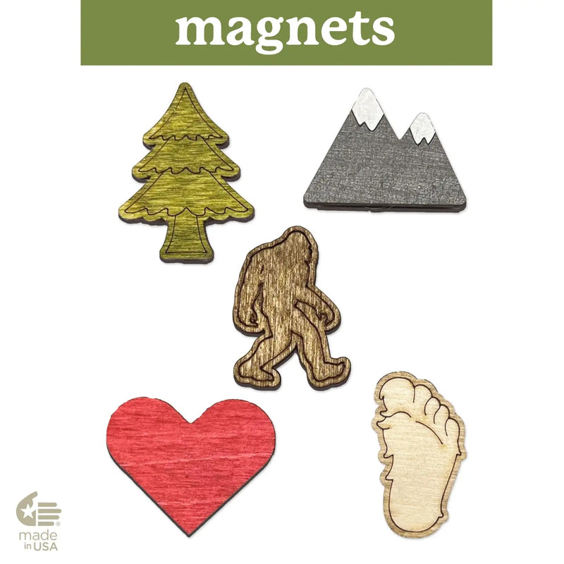 Bigfoot Magnet Set