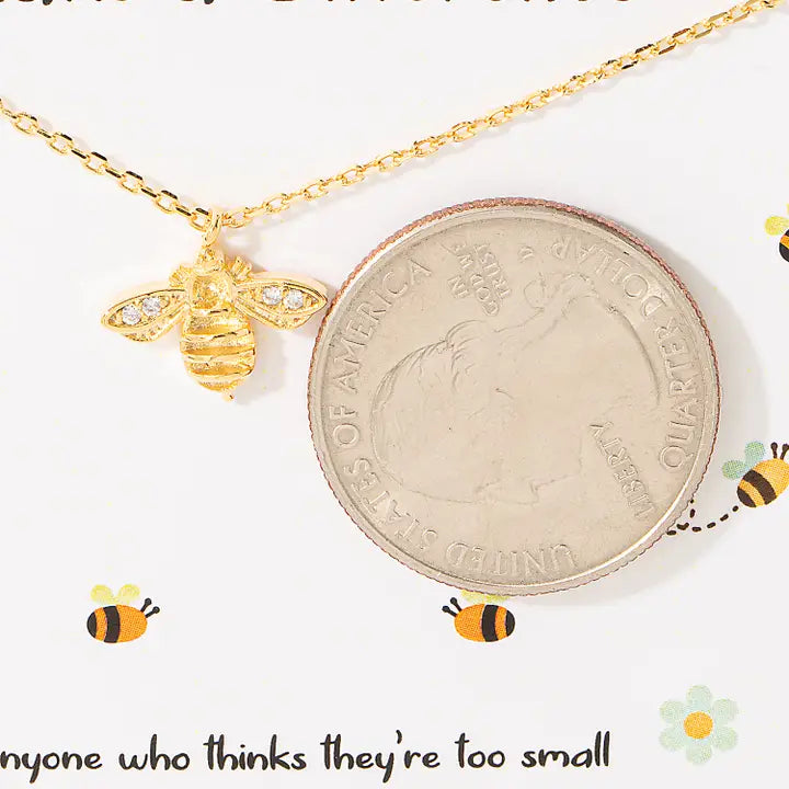 Bee Make a Difference Pendant Necklace