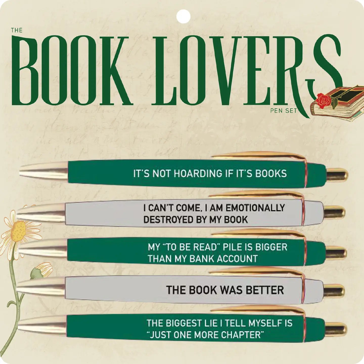 Pen Set - Book Lovers