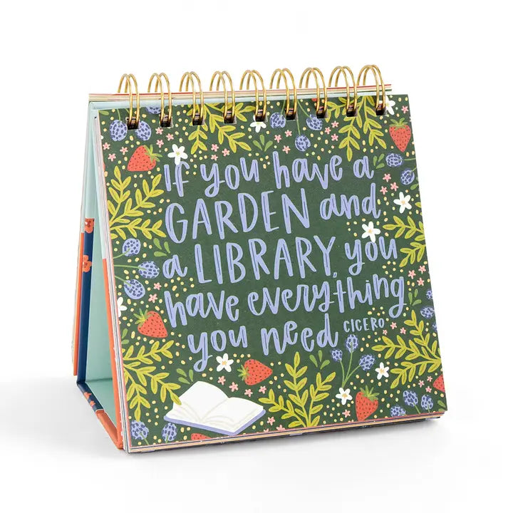 52 Weeks of Book Quotes Flip Calendar