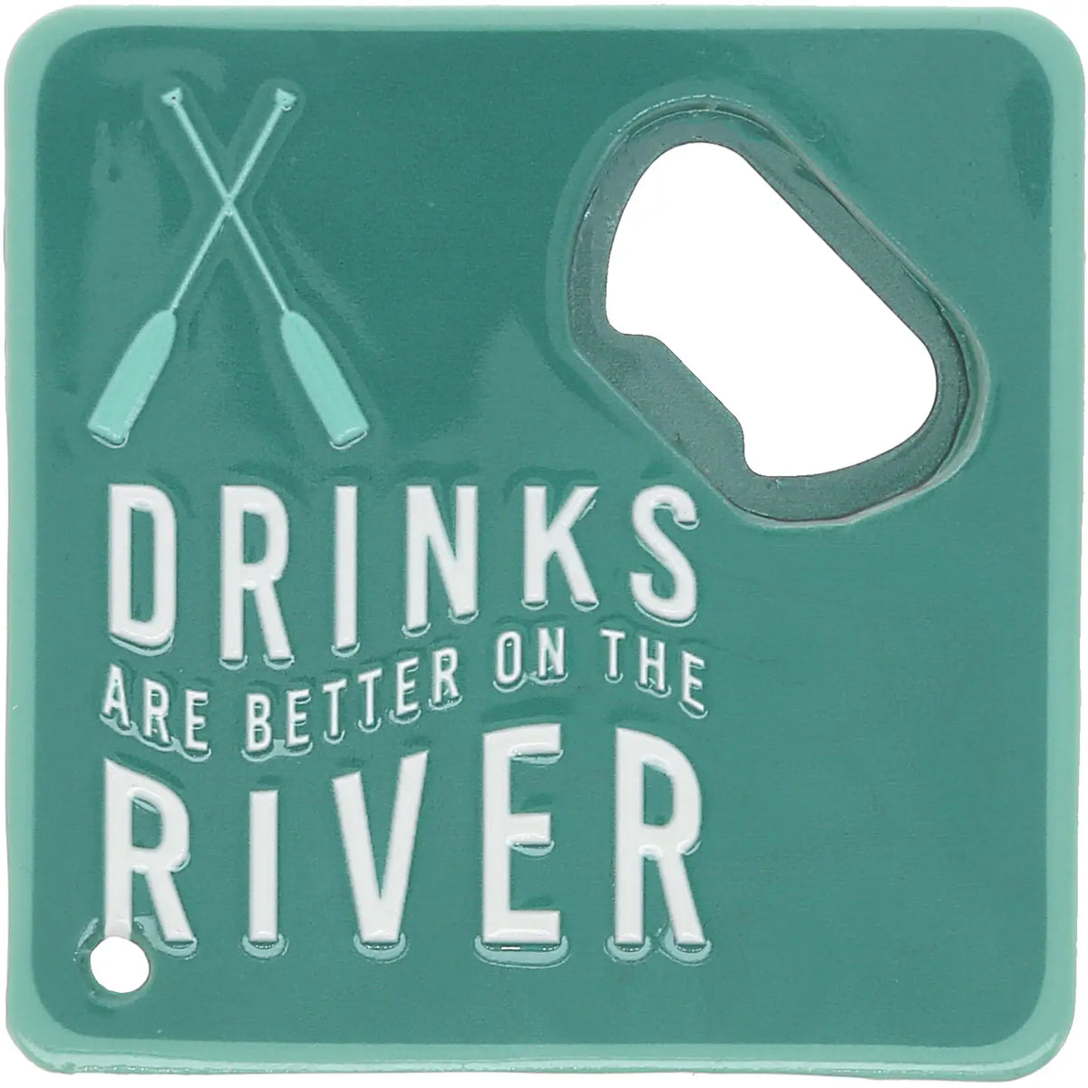 Bottle Opener Coaster - Lake or River