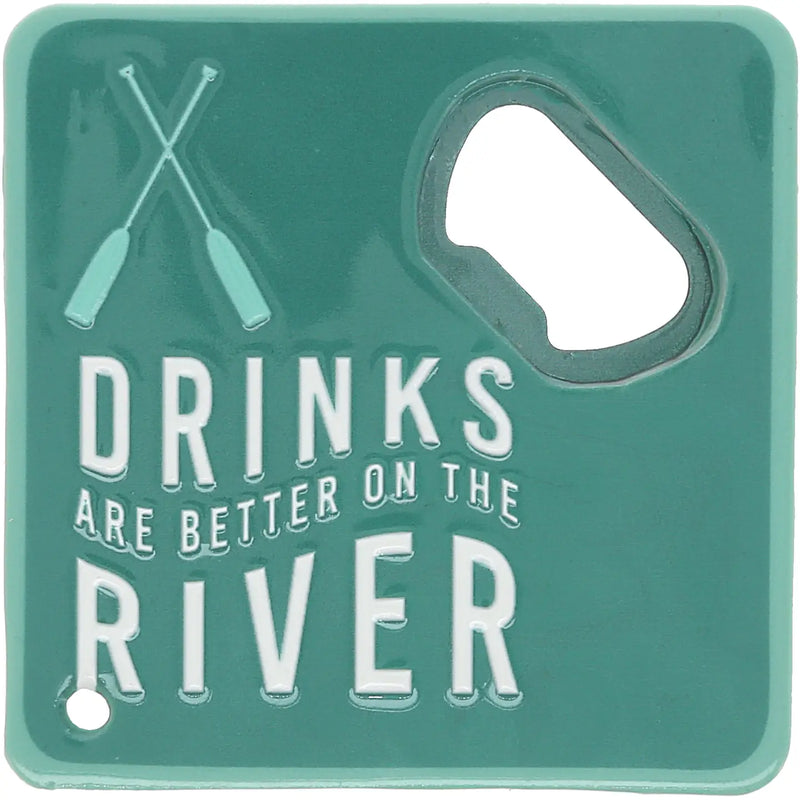 Bottle Opener Coaster - Lake or River