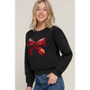 Sequin Bow Sweater