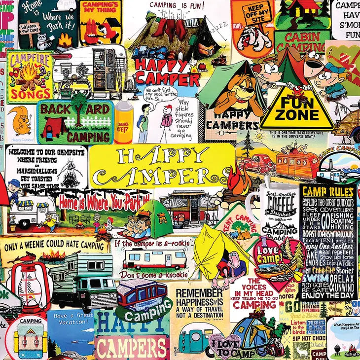 I Love Camping Puzzle