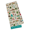 Campsite Printed Dishtowel