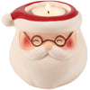 Merry Santa Candle Holder