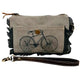 Canvas Wristlet with Bike