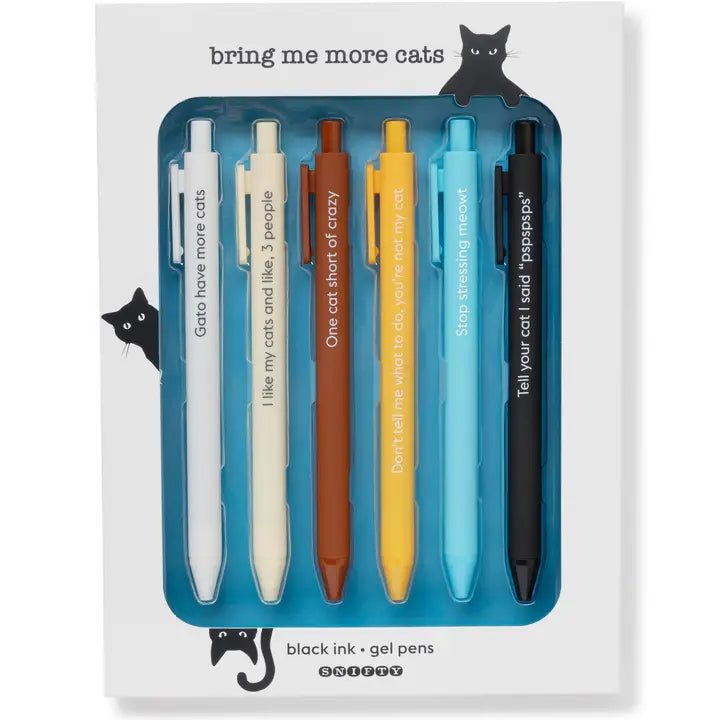 Pen Set - Bring Me More Cats