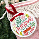 Christmas Cheer Wooden Ornament
