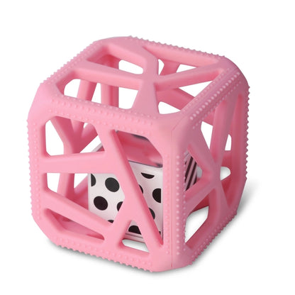 Teether Rattle Chew Cube