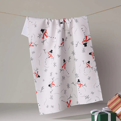Geometry Holiday Kitchen Towel