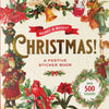 Merry & Bright Vintage Christmas sticker Book