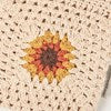 Crochet Sunflower Crossbody Bag