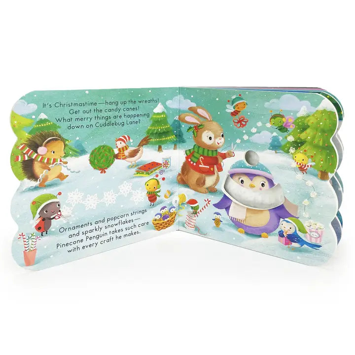 Christmas on Cuddlebug Lane Touch and Feel Board Book