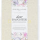 Dear Daughter Childhood Keepsake Book
