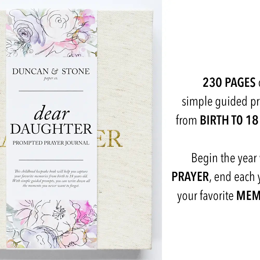 Dear Daughter Childhood Keepsake Book