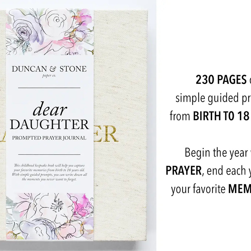 Dear Daughter Childhood Keepsake Book