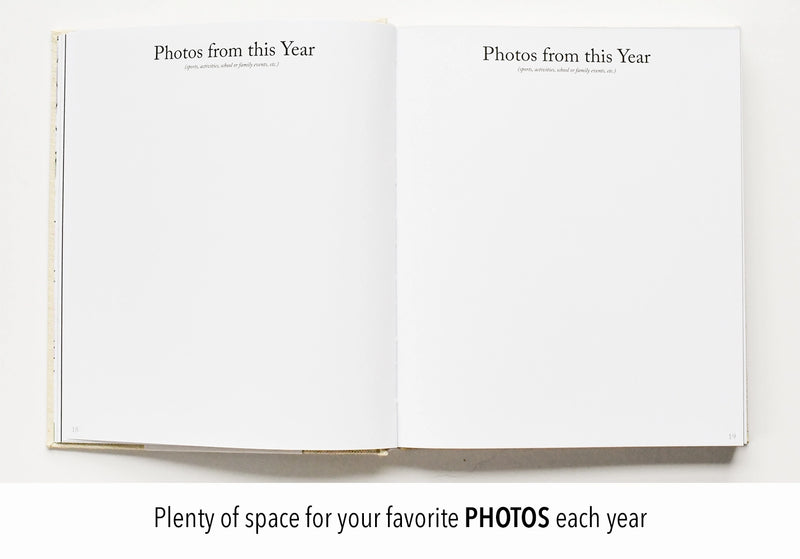 Dear Daughter Childhood Keepsake Book