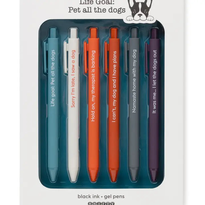 Pen Set - Life Goal Pet All the Dogs