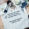 Funny Flour Sack Tea Towels