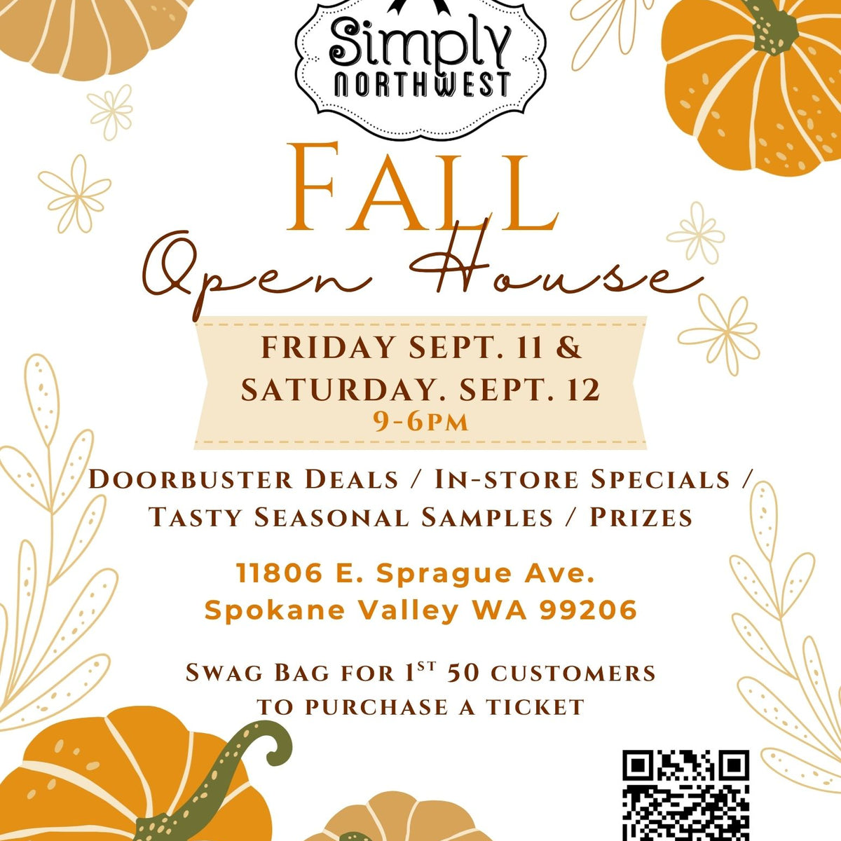 Fall Open House Swag Bag