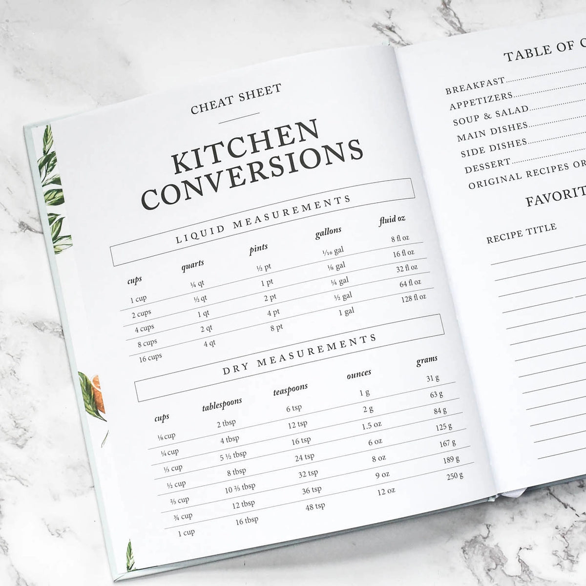 Family Recipe Book and Keepsake Journal